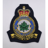 Royal Air Force V Squadron Badge RAF Squadrons Machine Embroidered Patch